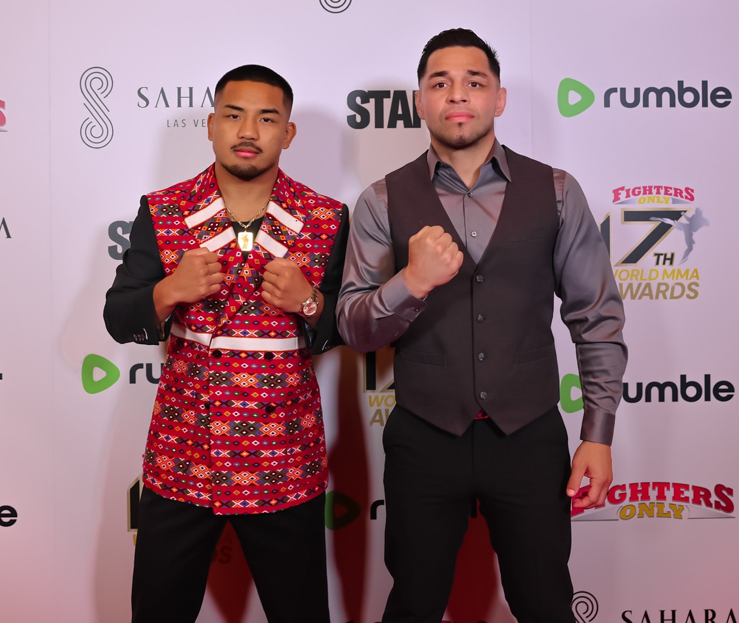 UFC Flyweight Champion Joshua Van on the red carpet